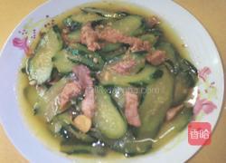 青瓜炒肉的做法图解4