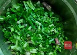 韭菜蒸饺的做法图解3