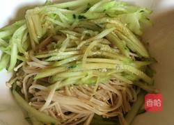 黄花拌金针菇的做法图解4