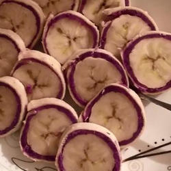 紫薯香蕉吐司卷的做法[图]