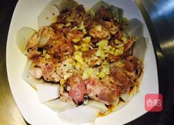 芋头蒸蒜泥豉汁排骨的做法图解4