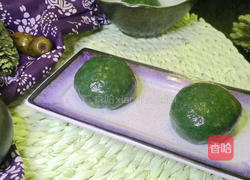 杏花楼咸蛋黄肉松网红青团的做法图解11