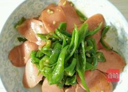 青椒火腿的做法图解4