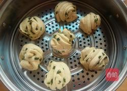 奶香葱油花卷的做法图解12