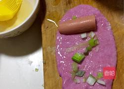 火龙果皮火腿卷的做法图解5