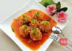 茄汁包心丸的做法图解17