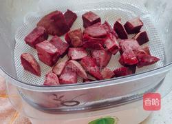 全麦紫薯小餐包的做法图解1