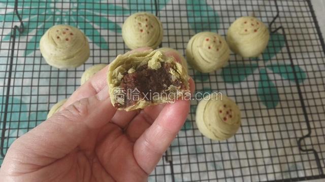 稍凉品尝，酥的掉皮的抹茶酥吧