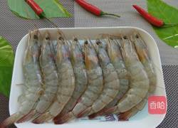 金针菇蒜蓉开背虾的做法图解1