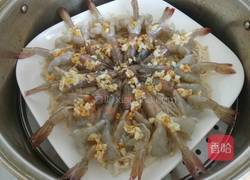 金针菇蒜蓉开背虾的做法图解12