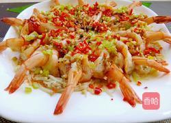 金针菇蒜蓉开背虾的做法图解13