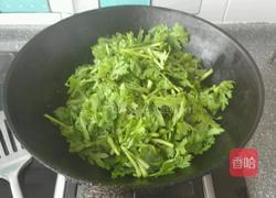 蒜香炒茼蒿的做法图解3