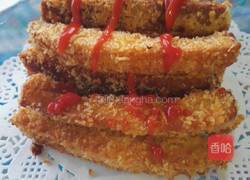 酥软面包条的做法图解7