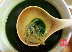 菠菜皮冻的做法图解2
