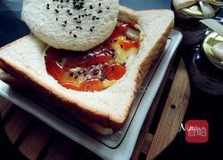 双层吐司烘蛋的做法图解5