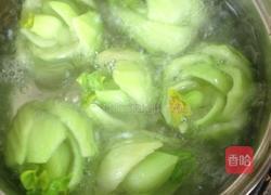 翡翠菜心的做法图解5