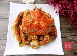 葱姜炒鳕蟹的做法图解7