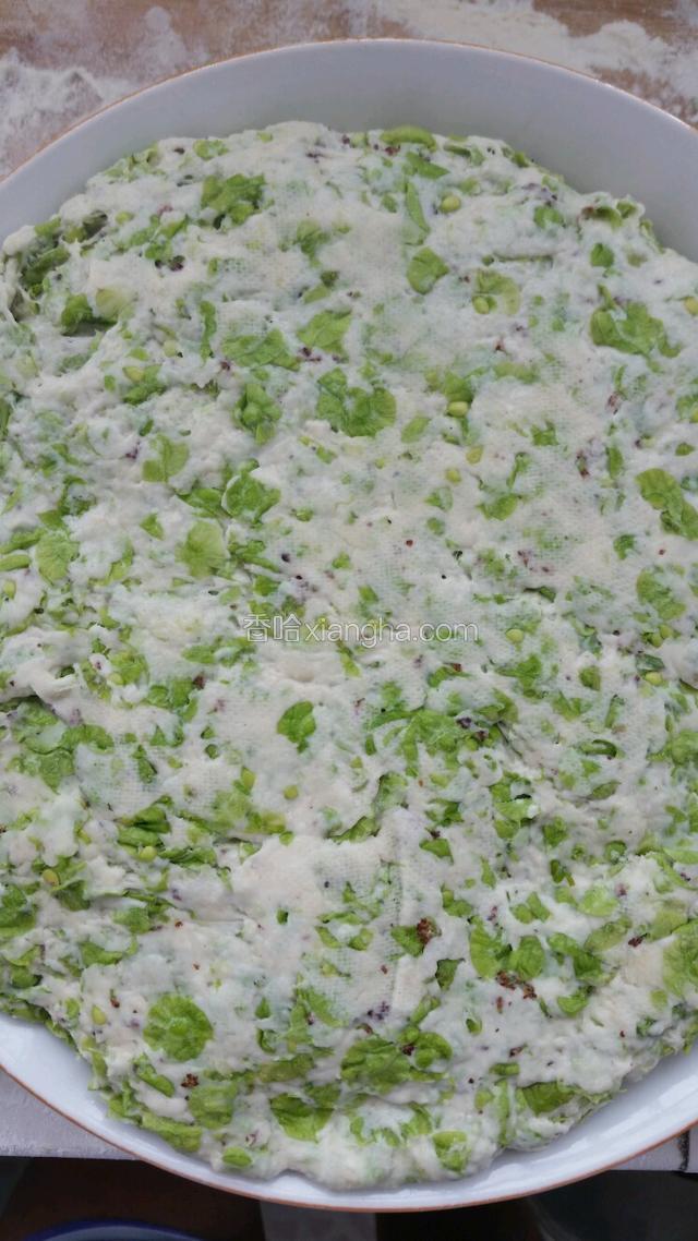 这是揉好的效果，盖好湿布，醒发1小时就可以用了