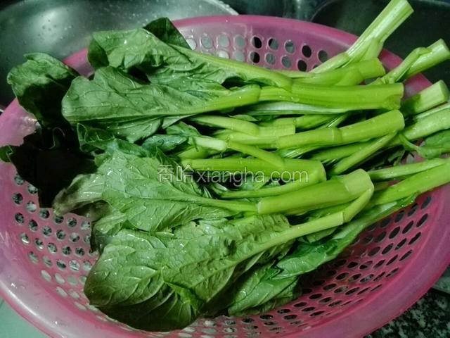 然洗干净沥干水份