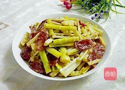 野笋炒腊肠的做法图解9
