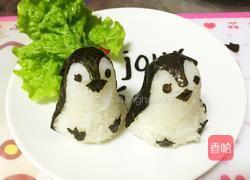 儿童企鹅饭团的做法图解7