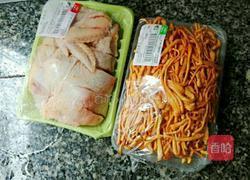 虫草花炒鸡肉的做法图解1