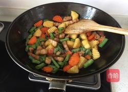 五花肉焖饭的做法图解5