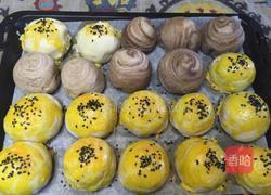 四色蛋黄酥（玉米油版）的做法图解11
