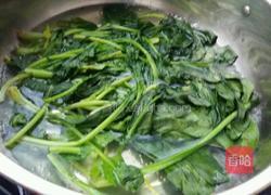 菠菜拌花生米的做法图解5