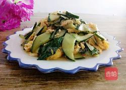 黄瓜炒鸡蛋的做法图解6