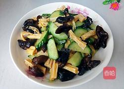 黄瓜炒腐竹的做法图解7