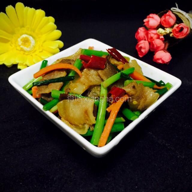 韭苔腊肉