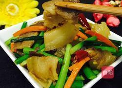 韭苔腊肉的做法图解9