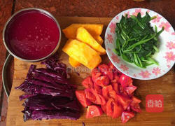 彩色蝴蝶面的做法图解1