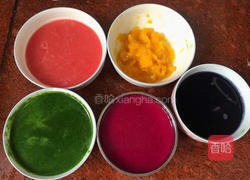 彩色蝴蝶面的做法图解2