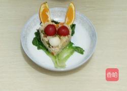 香肠炒饭的做法图解4