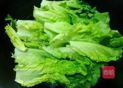 蚝油香菇扒生菜的做法图解5