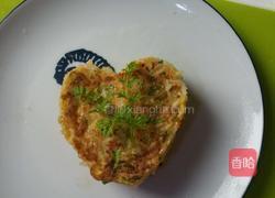 米饭鸡蛋饼的做法图解5