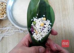 五彩糯米粽的做法图解11