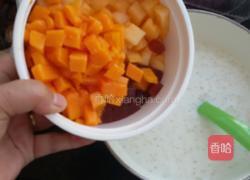 木瓜哈密瓜山楂糕椰浆西米露的做法图解7