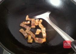 青蒜炒豆干的做法图解2