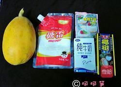 木瓜奶冻的做法图解1