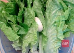 蒜泥生菜的做法图解1