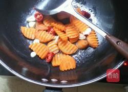 猪肝炒胡萝卜片的做法图解3