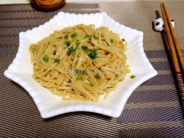 葱香拌面