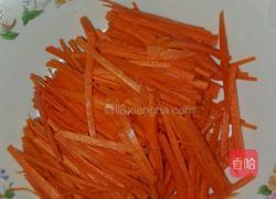 清炒三丝的做法图解2