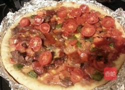 双拼牛肉奶酪芝士披萨的做法图解21