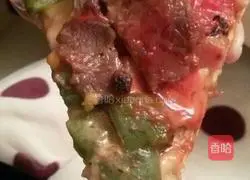 Illustration of how to make double beef cheese cheese pizza 17