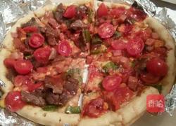双拼牛肉奶酪芝士披萨的做法图解18