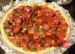 双拼牛肉奶酪芝士披萨的做法图解19